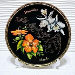 Vintage Hawaii Souvenir Metal Serving‎ Tray